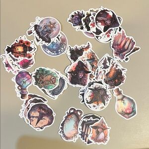 Witchy Art Sticker Set new
